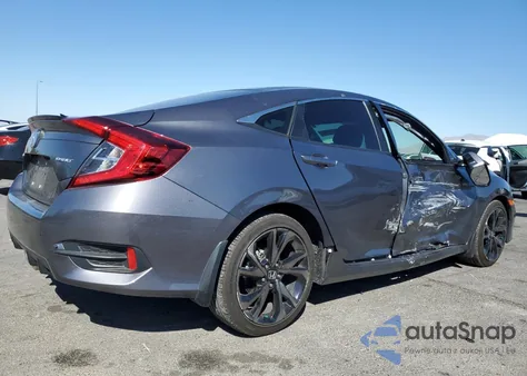 2021 Honda Civic Sport z USA, uszkodzony, nr VIN 2HGFC2F88MH556344